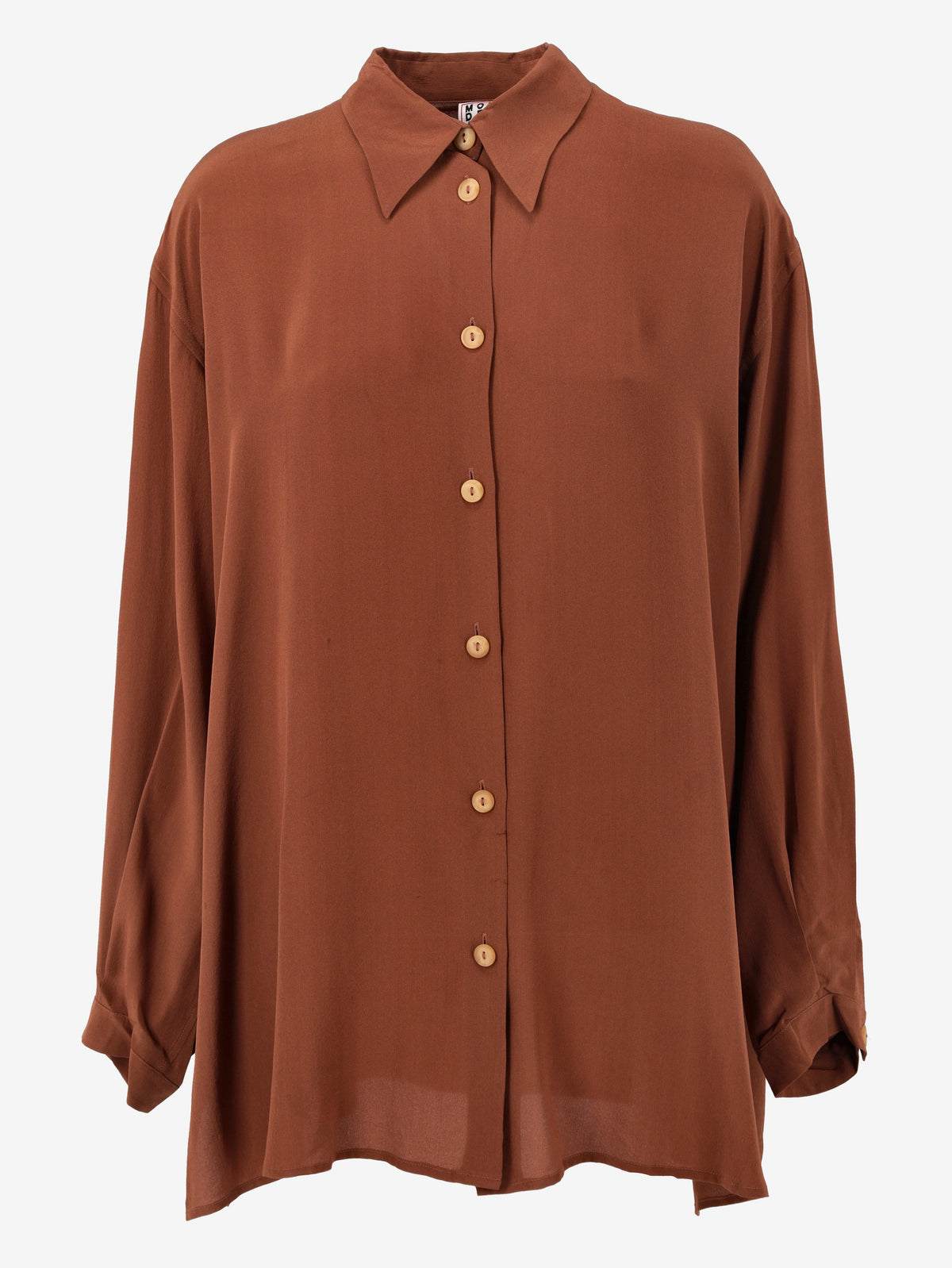 Mondrian Brown Silk Shirt WCV041224.55  Mondrian 