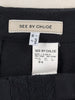 See by Chloé Black Mini Skirt with Bow Detail CVB23.75.7  Chloé 