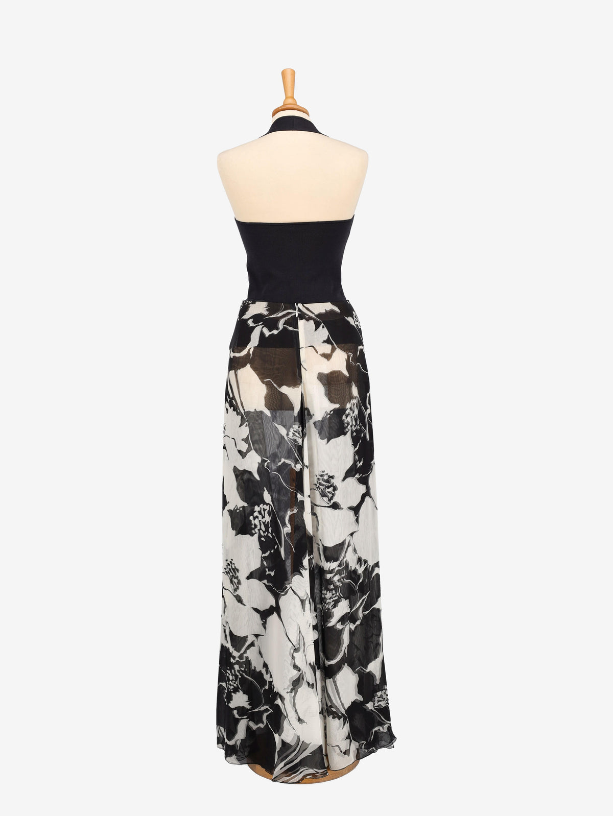 Gonna e top in seta Valentino