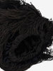 Feather Muff in Deep Black BR000584  Vintage 