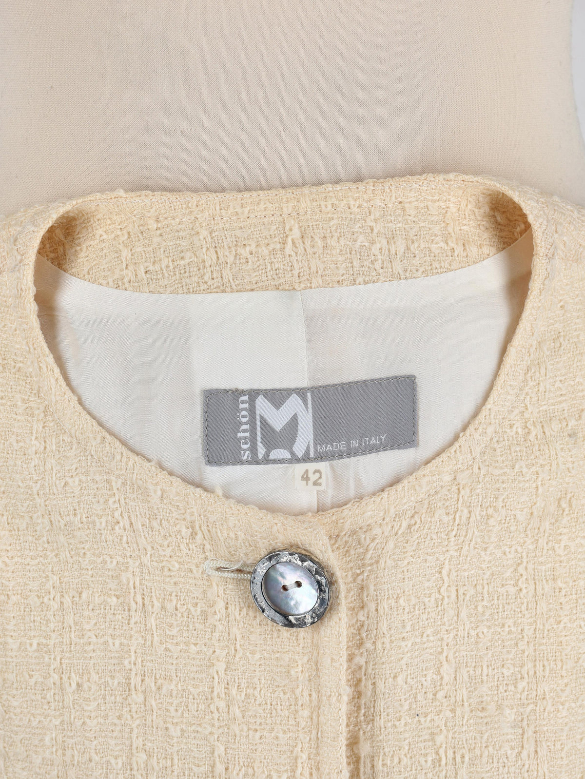Mila Schön Textured Wool Skirt Suit BR4025.1  Mila Schon 