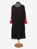 Vintage Silk Belted Dress