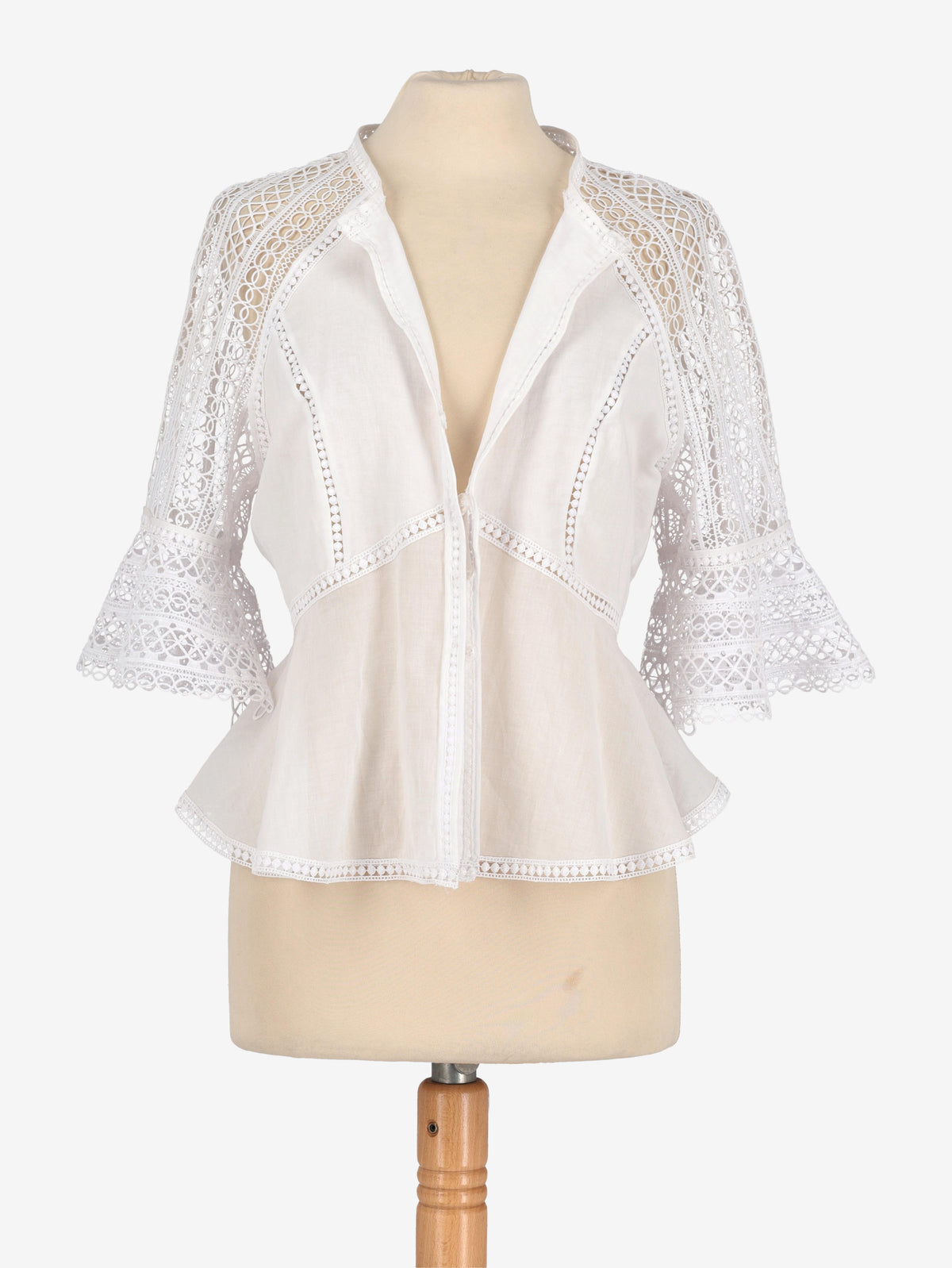 Vintage White Macramè Shirt