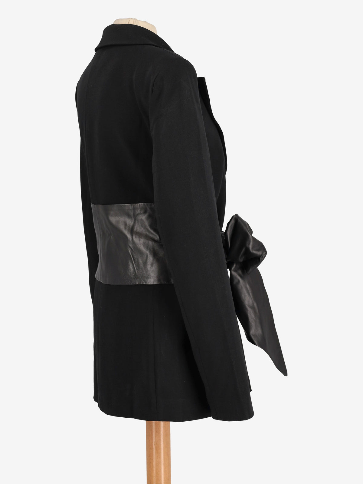 Basile Black Blazer With Leather Belt W2511.116.07  Basile 