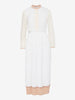 Agnona White Silk Dress