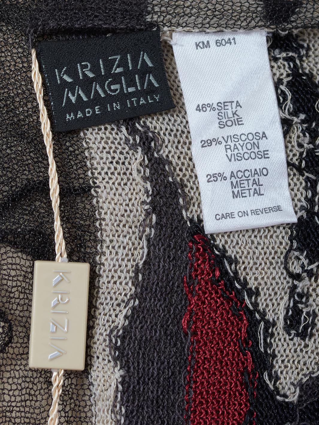 Krizia Mesh Top