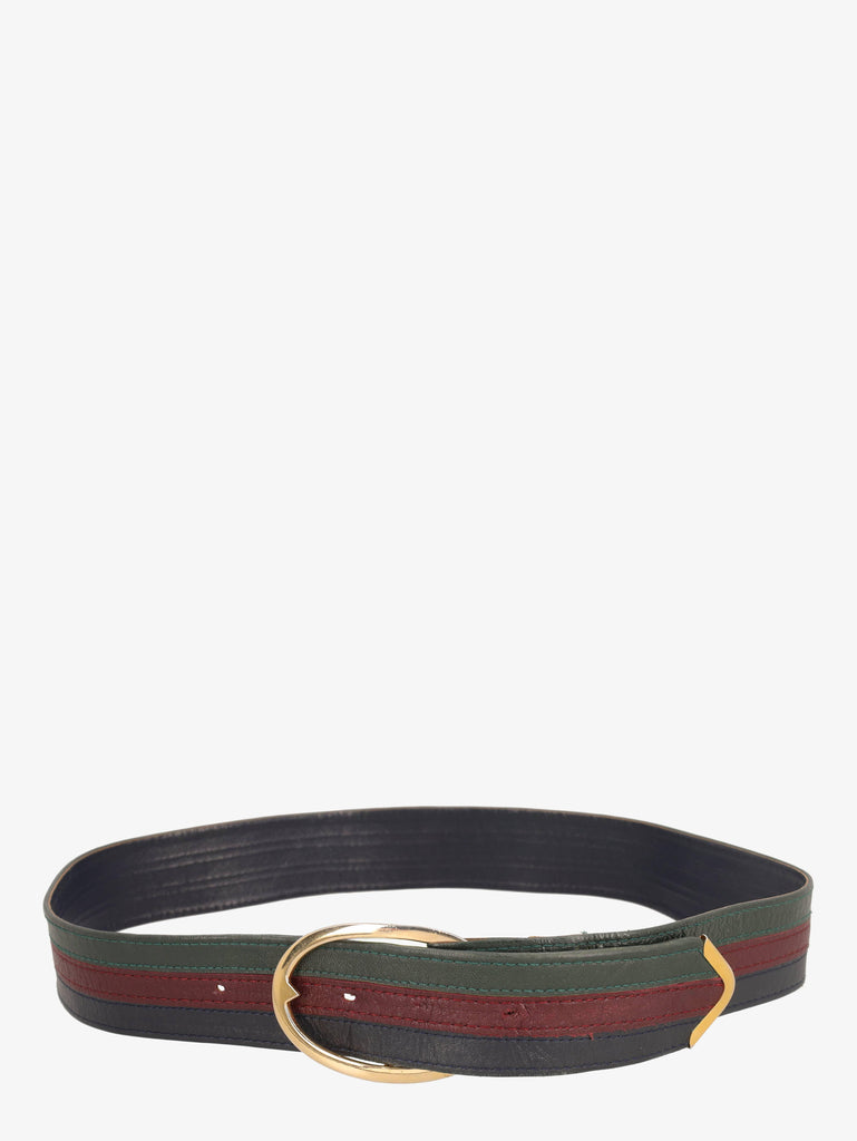 Mila Schön Tricolor Leather Belt