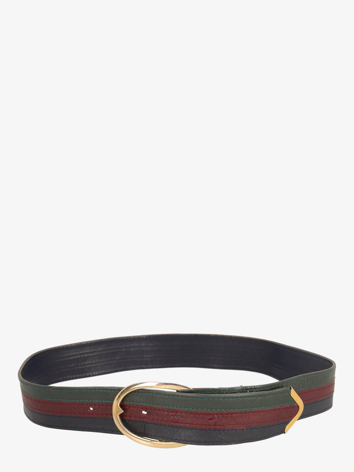 Mila Schön Tricolor Leather Belt