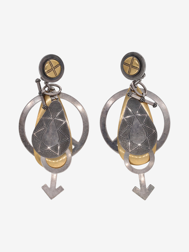 Vintage Pendant Clip-on Earrings WCV041224.141  Vintage 
