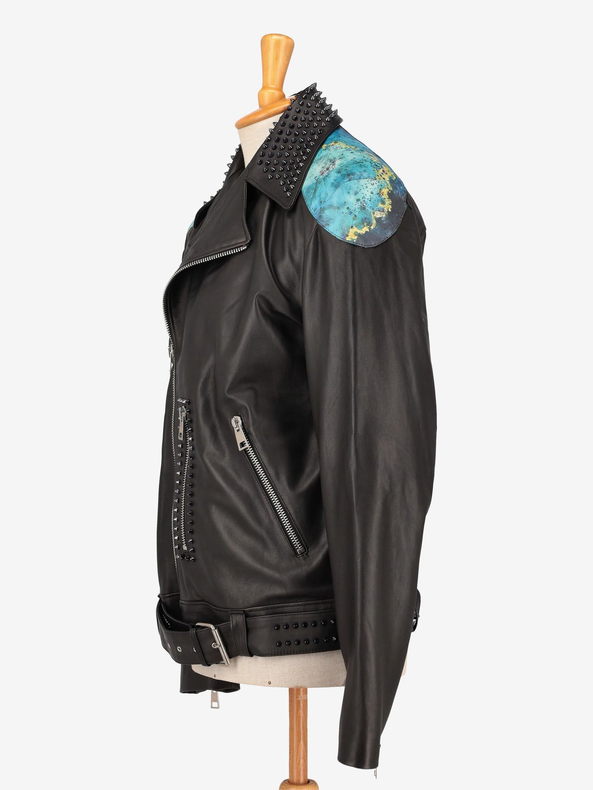 Vintage Patterned Biker Jacket WCV250822.03  Vintage 