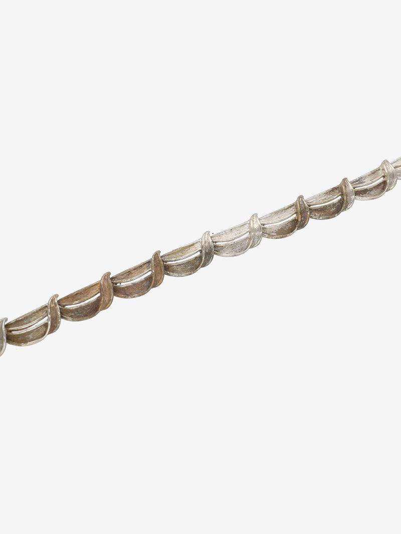 Lisner Vintage 1960s Brushed Gold-Tone Necklace W13426.139  Vintage 