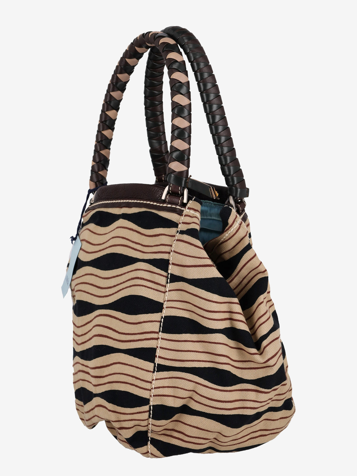 Malo Striped Bag WCV24101075  Malo 