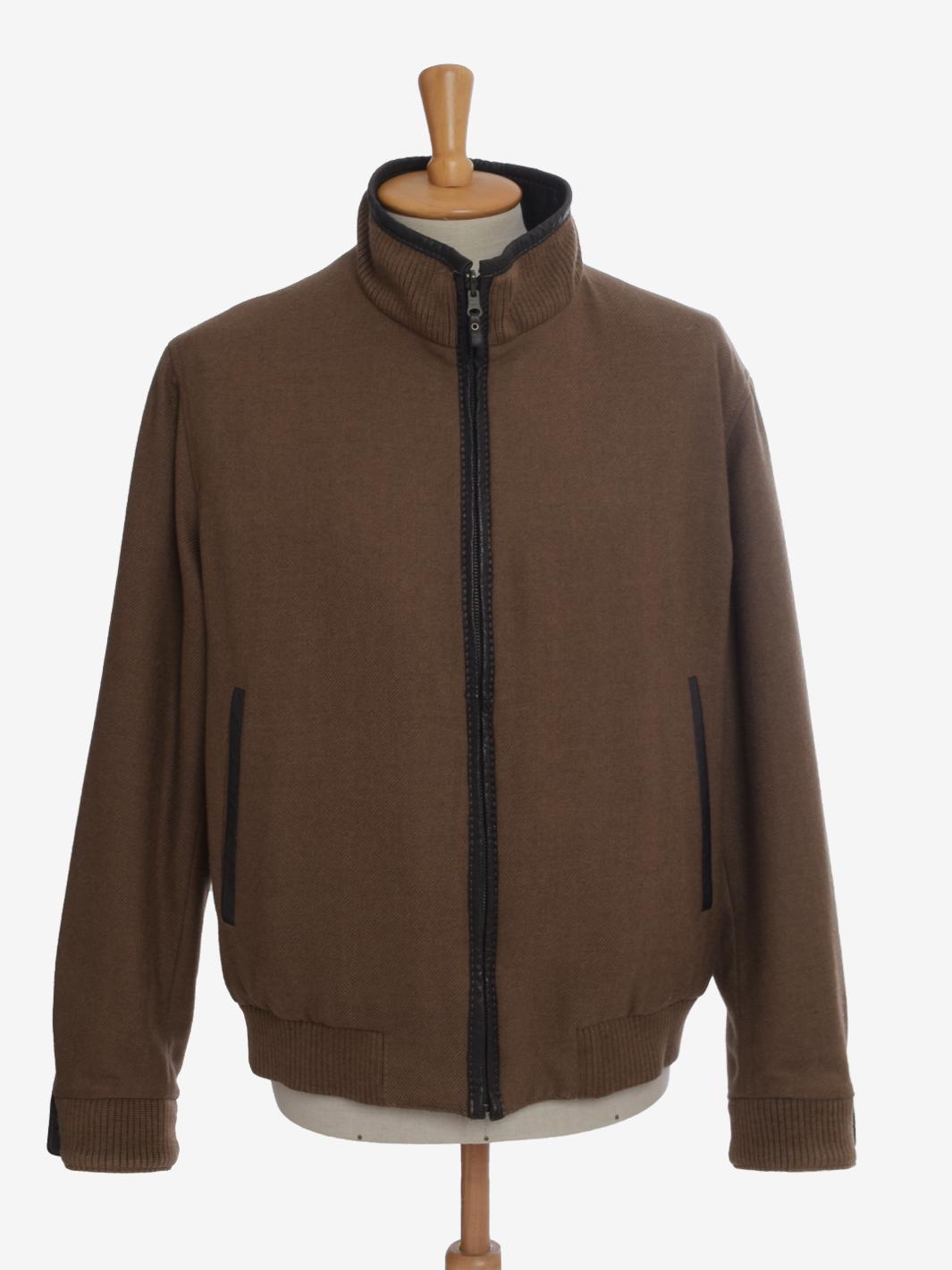 Cappotto vintage reversibile in pelle