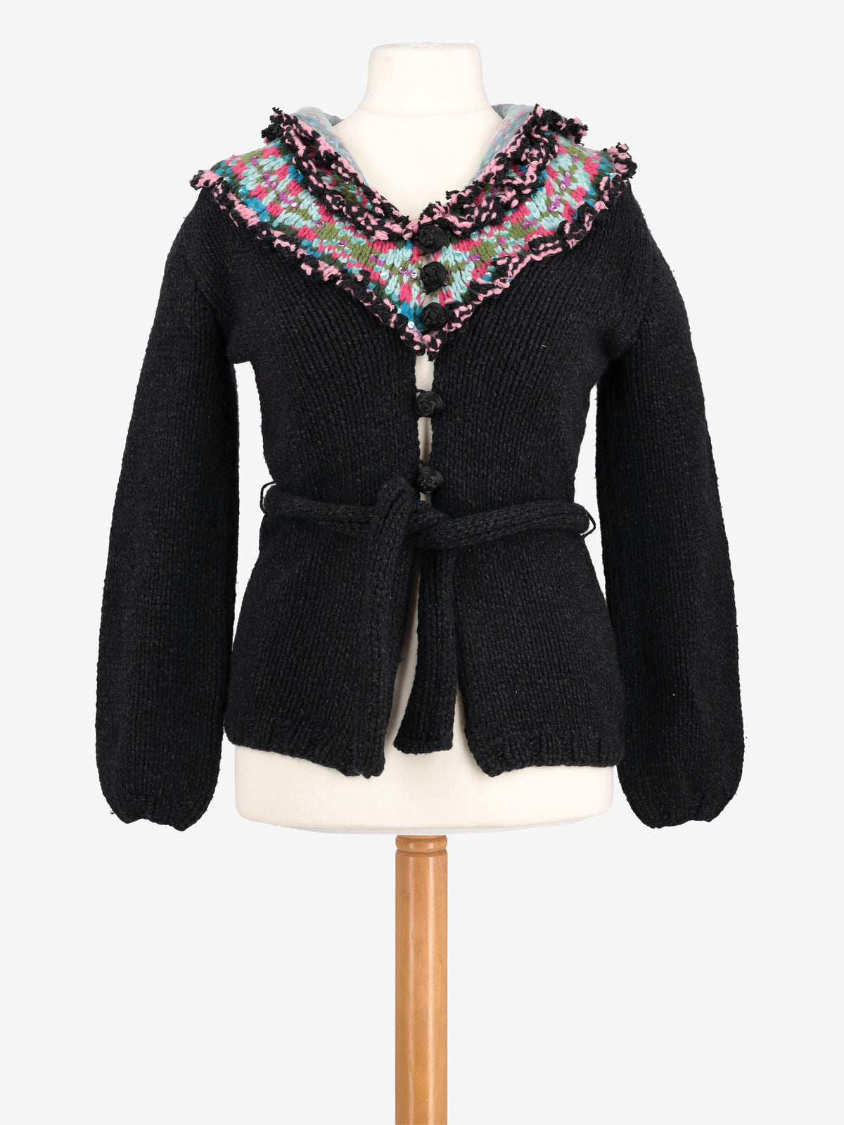 Voyage Investi nel cardigan di lana originale