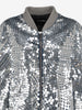 Dsquared2 Silver Supernova 80's Bomber Jacket CVM26.23.20  Dsquared² 