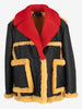 Prada Multicolor Shearling Coat MR20112025.39  Prada 