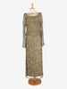 Vintage Embroidered Long Dress<BR/>