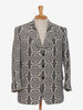 F.lli Bussolaro Geometric patterned single-breasted blazer