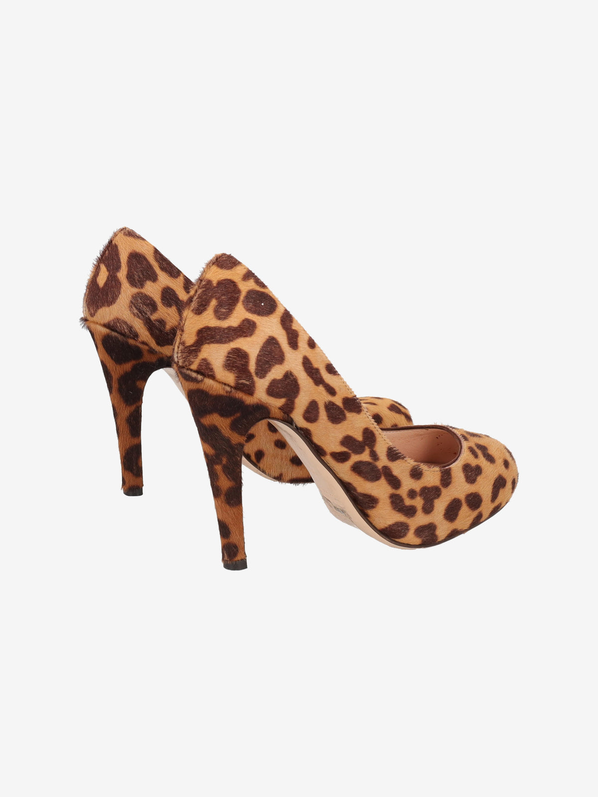 Miu Miu Leopard Print Heels W2202158  Miu Miu 