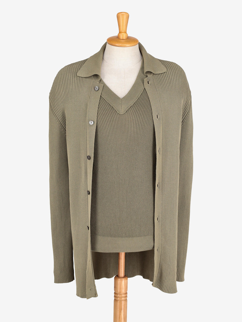 Salvatore Ferragamo Green Knit Set WCV112515 - Salvatore Ferragamo 