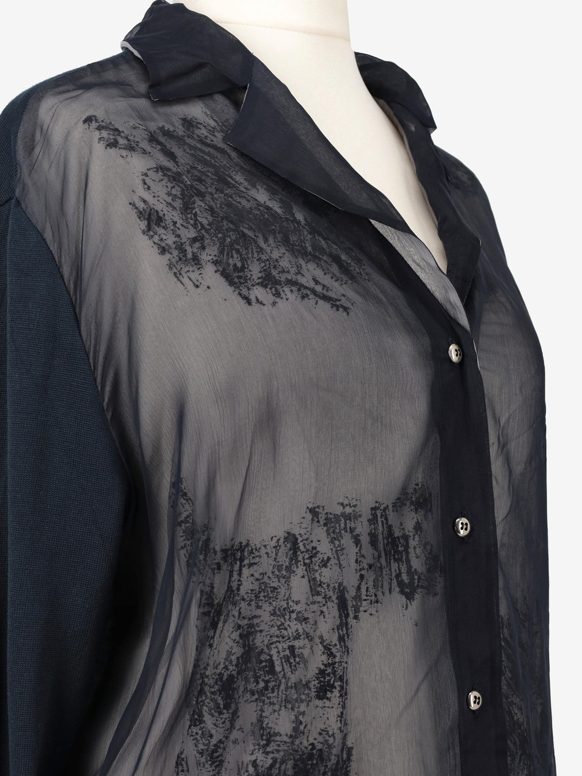 Gianfranco Ferré Layered Silk Shirt