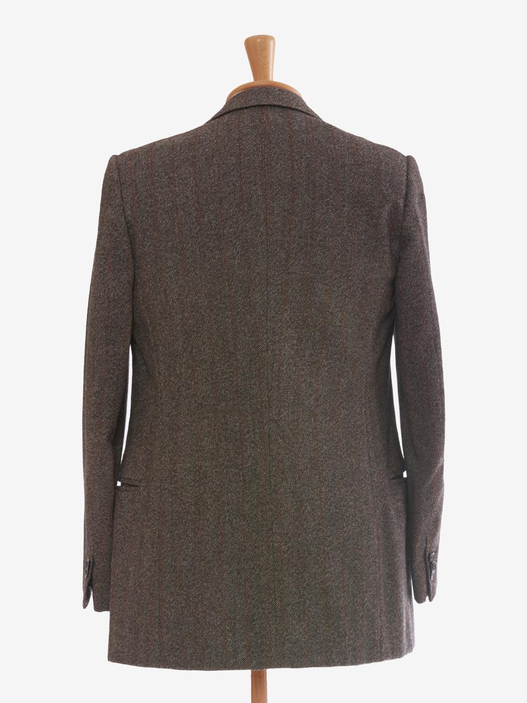 Brown herringbone suit U81_11/18  Vintage 