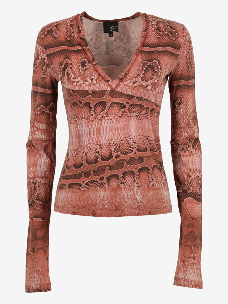 Just Cavalli Python Print Shirt W24121253.16  Just Cavalli 