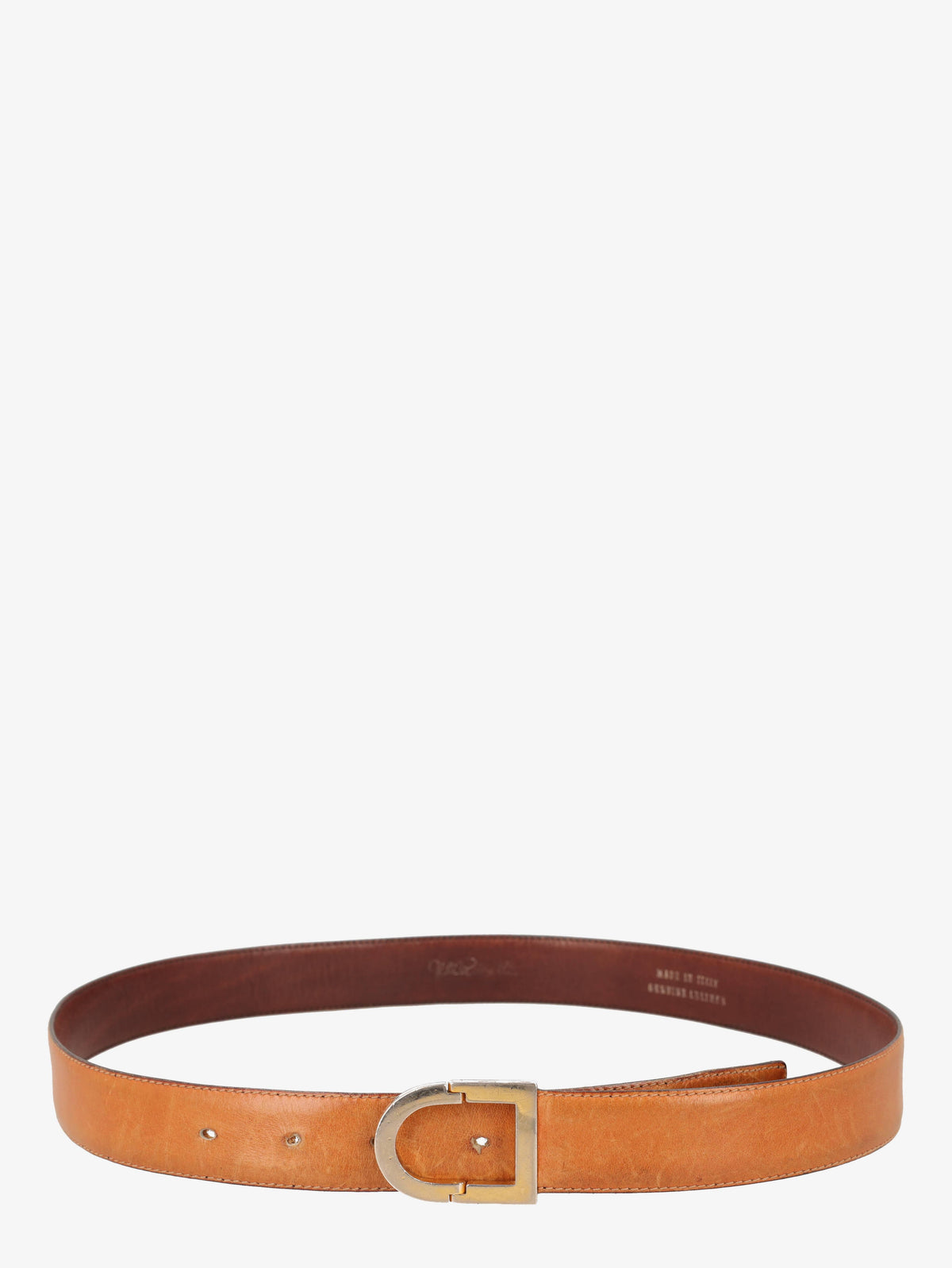 Vintage Thin Leather Belt