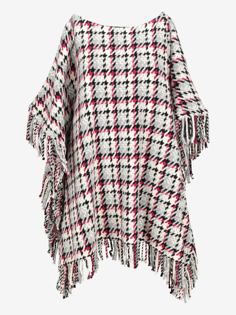Ermanno Scervino Poncho Dress with Tartan Pattern CVM26.6.34  Ermanno Scervino 