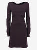 Diane von Furstenberg Long-Sleeve Wool Mini Dress CVB20.47.20  Diane Von Furstenberg 