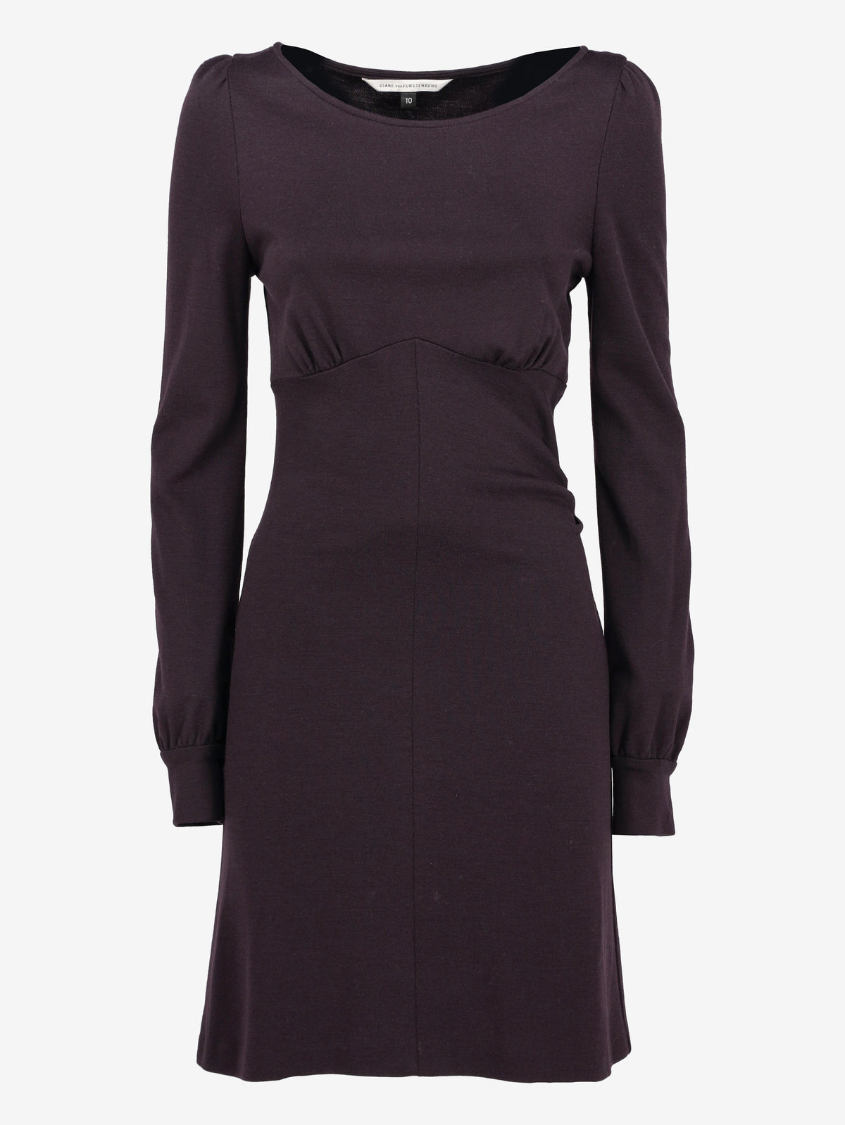 Diane von Furstenberg Long-Sleeve Wool Mini Dress CVB20.47.20  Diane Von Furstenberg 