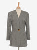 Vintage houndstooth wool blazer