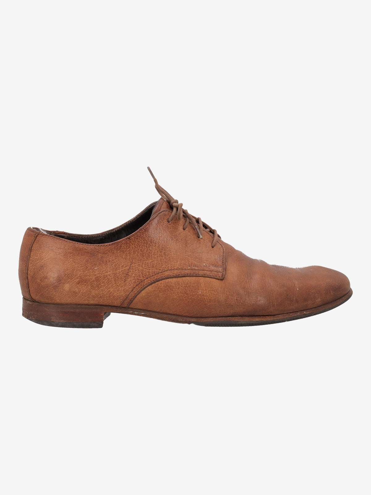 Prada Shoes in Brown Leather with Vibram Sole MU260321.43  Prada 