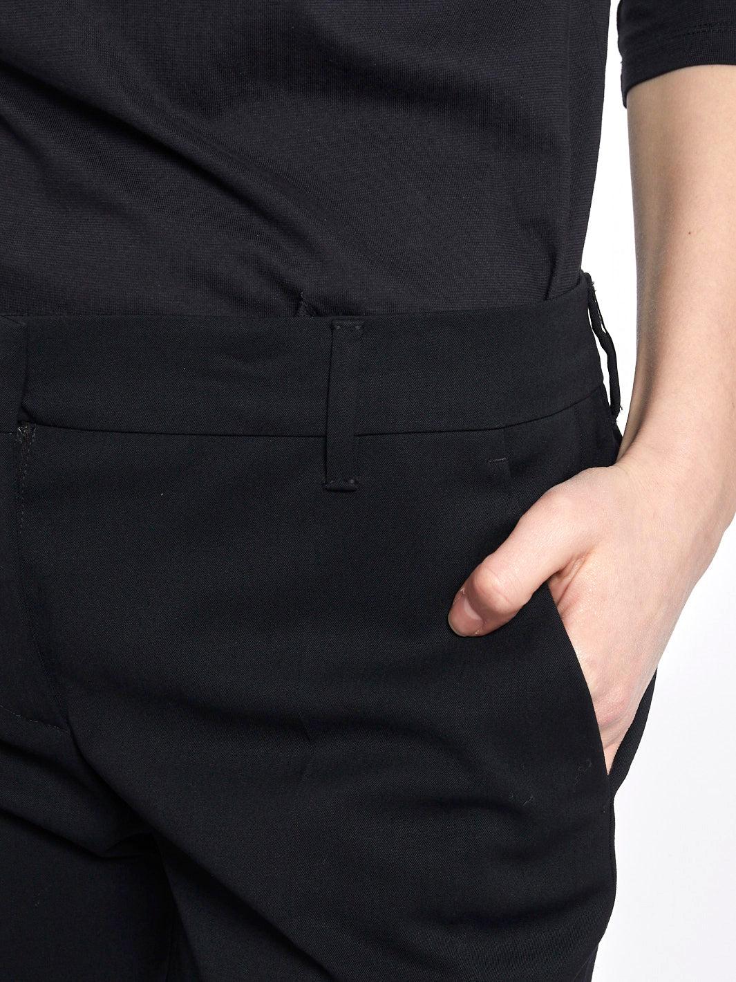 Y2K black low-rise Prada trouser with pockets W22031723  Prada 