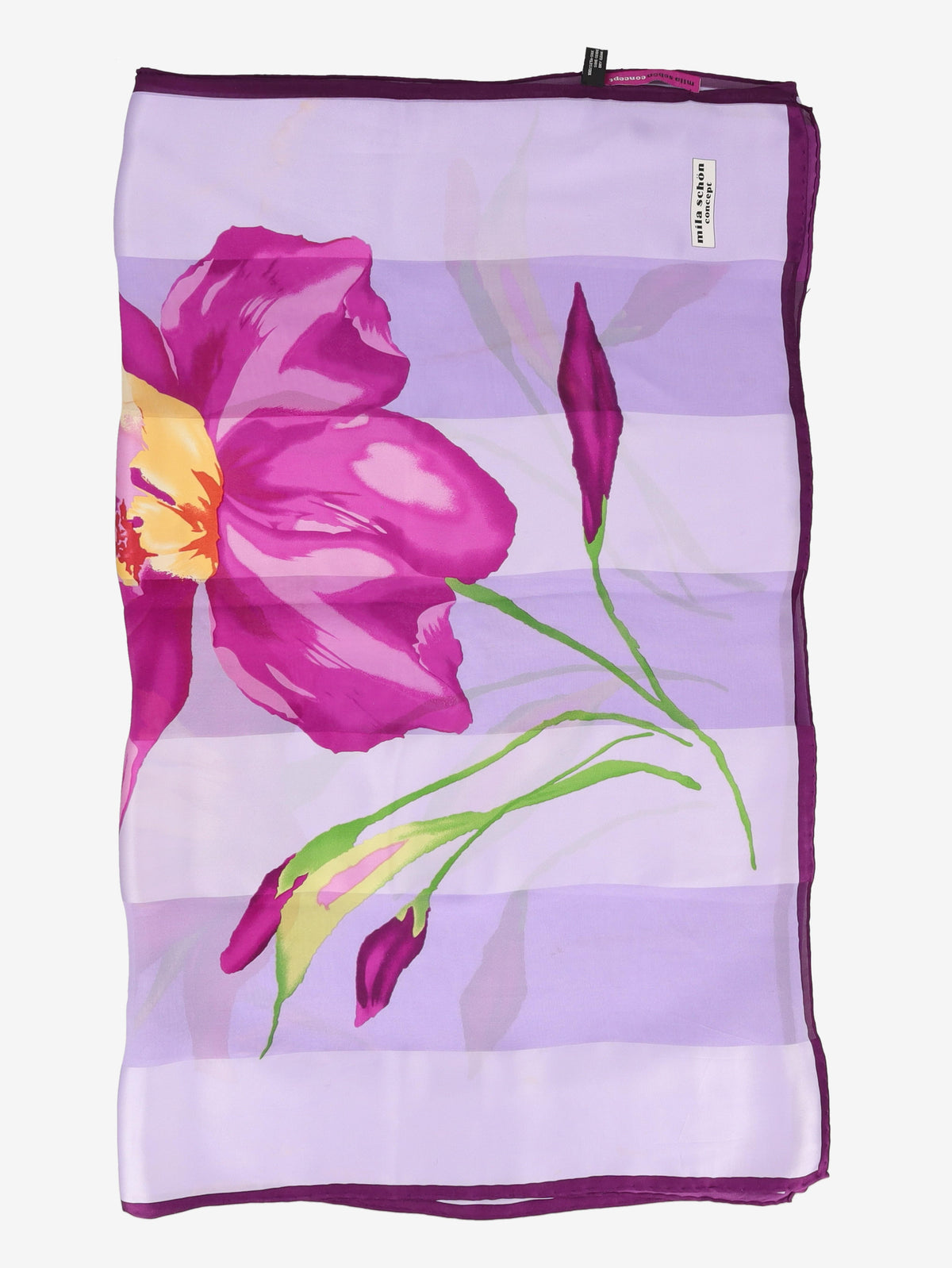 Mila Schön Rectangular Floral Print Scarf W27526.88  Mila Schon 
