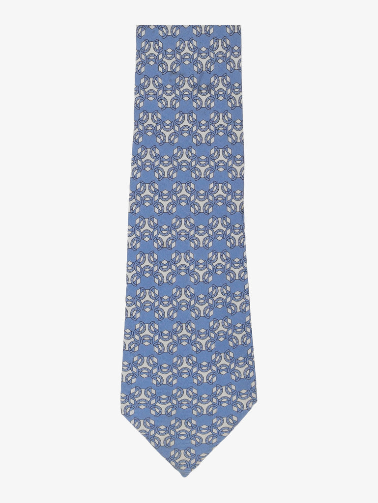 Hermès Geometric Print Tie 161225.33  Hermes 