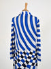 Roberta di Camerino blue and white dress, 70s W22040512  Roberta di Camerino 
