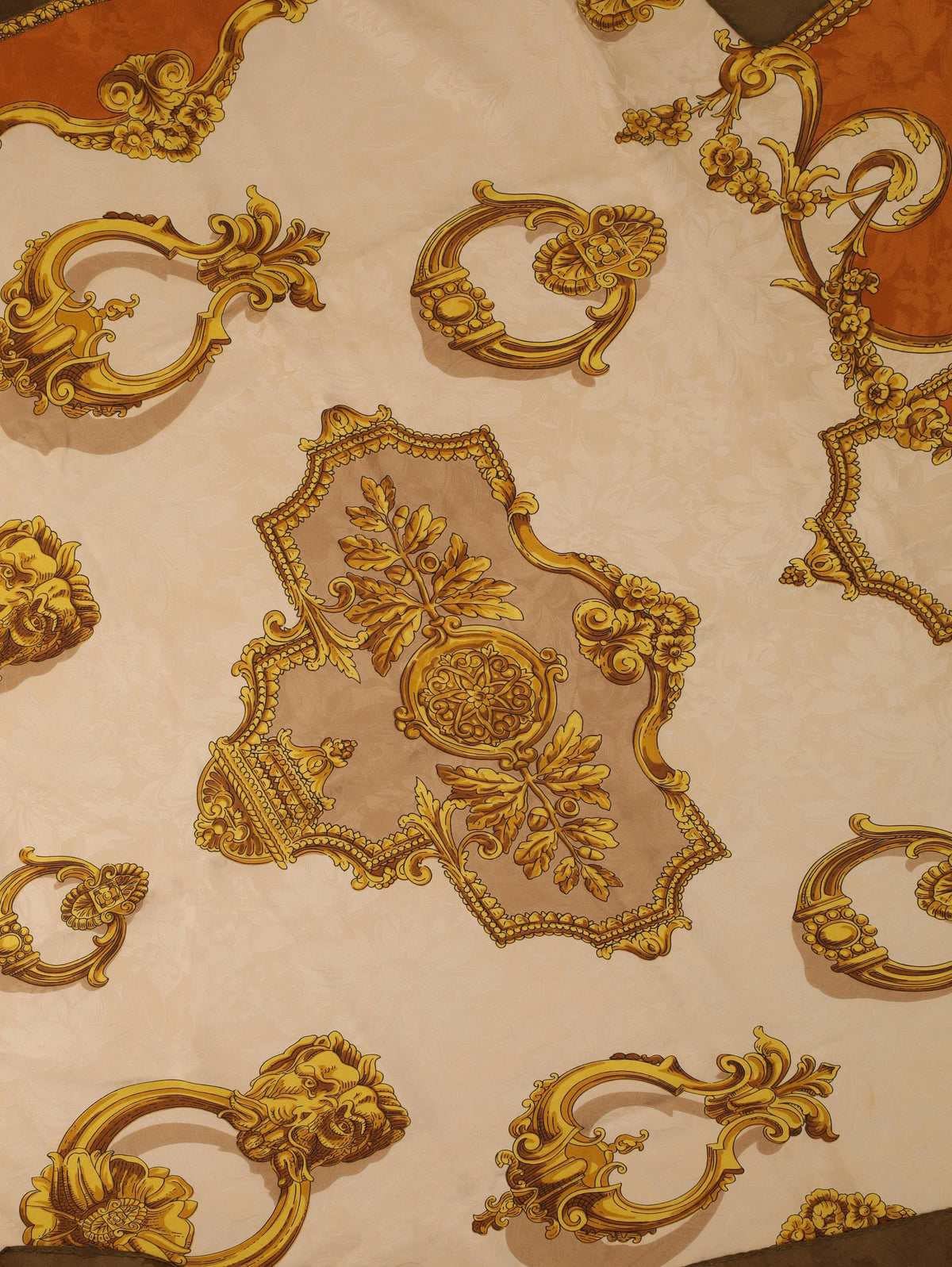 Vintage Baroque Silk Foulard