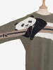 Maglia Krizia con ricamo panda