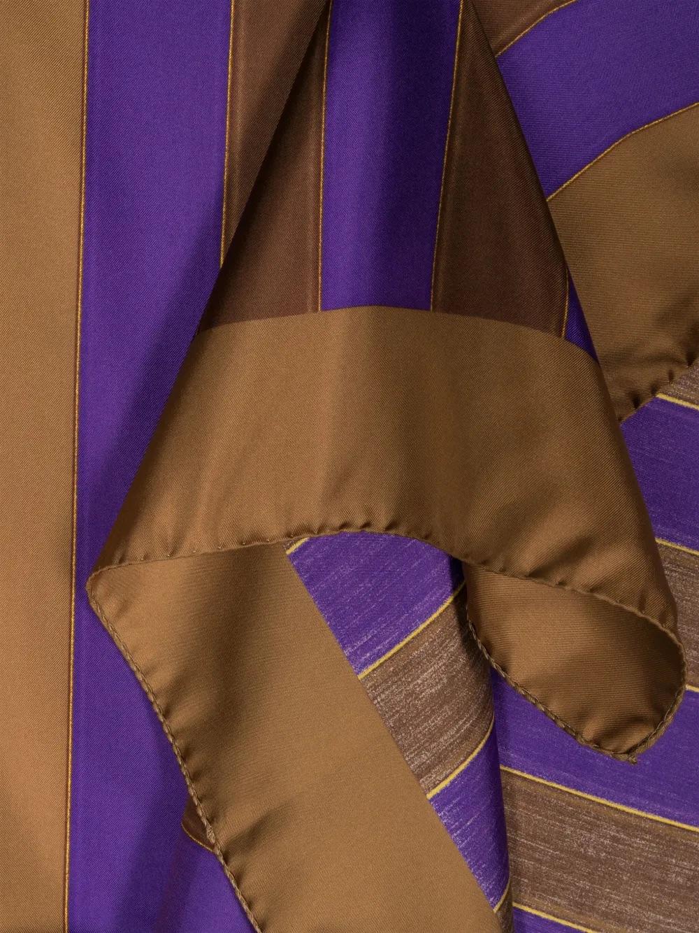 Prada striped silk scarf WCV241064  Prada 