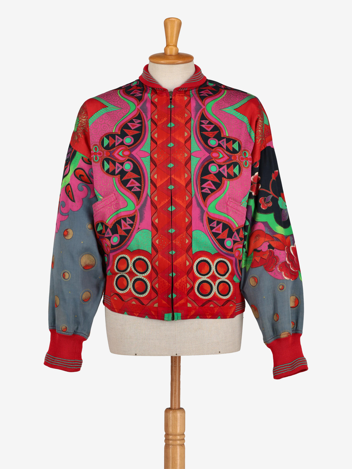 Bomber con fantasia Gianni Versace