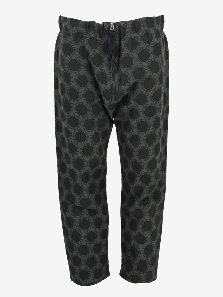 Marni Cotton Trousers with Circle Pattern MR040625.21  Marni 