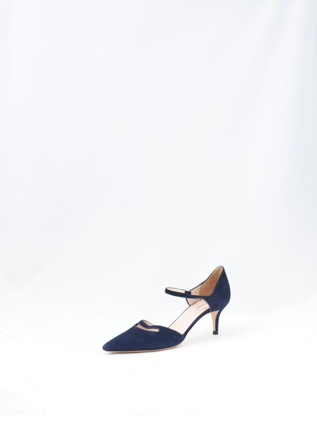 Y2K Giorgio Armani pumps in blue suede W22052608  Giorgio Armani 