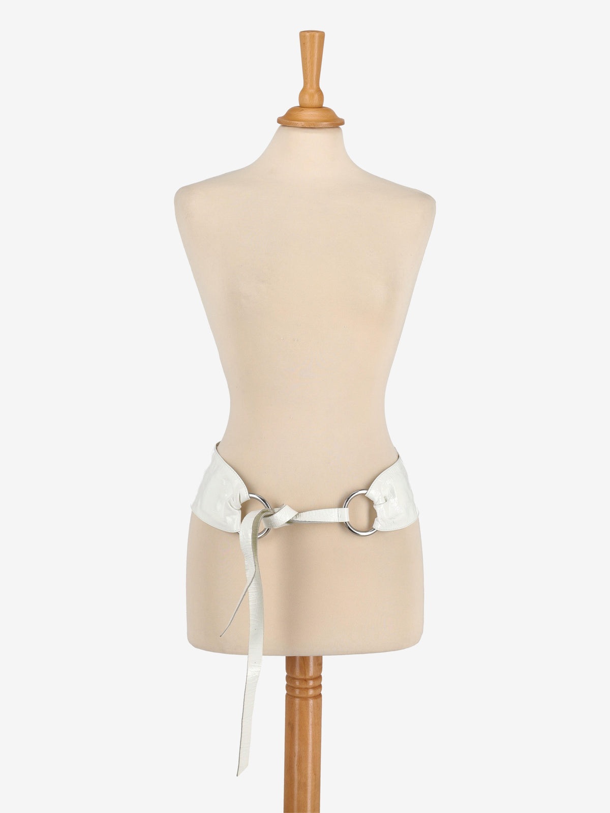 Vintage Patent Leather Maxi Belt<BR/>