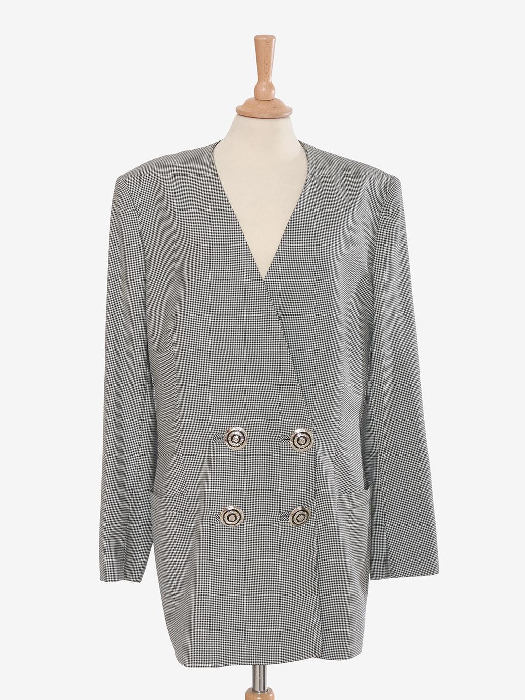 Gianni Versace Houndstooth Blazer BR12523.2  Gianni Versace 
