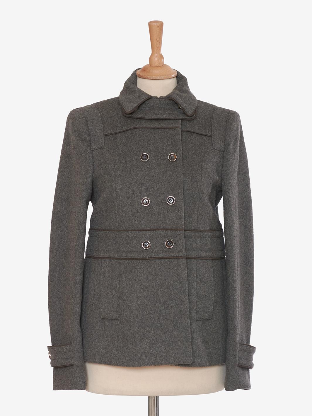 Gucci wool coat grey