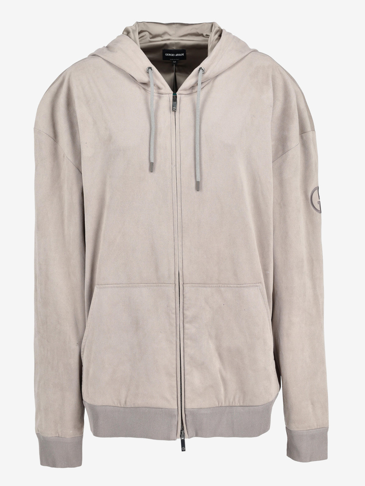 Giorgio Armani Grey Zip-Up Hoodie WCV112502  Giorgio Armani 