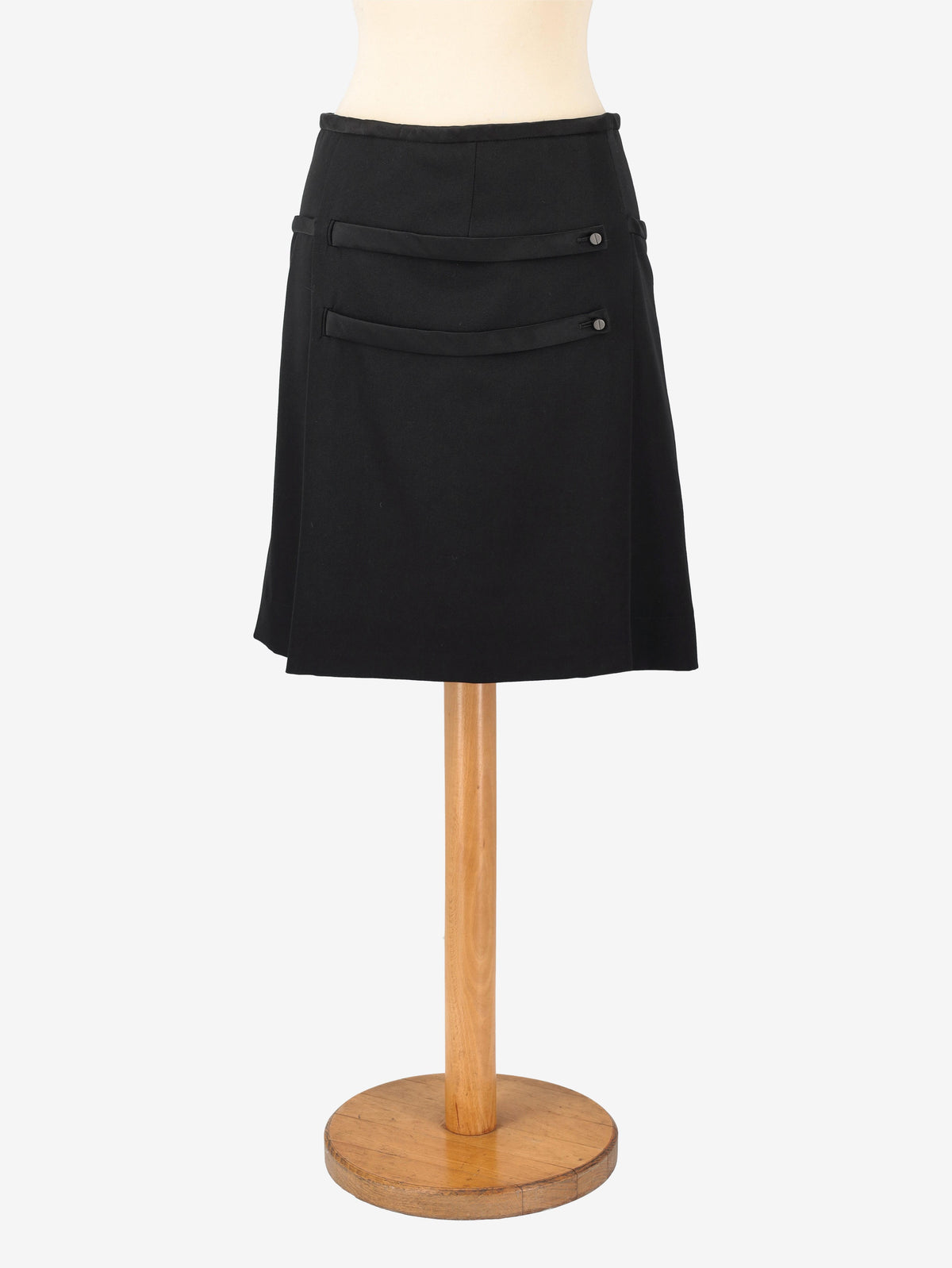 Gonna nera dell'esercito Balenciaga