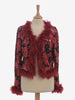 Bolero vintage con paillettes