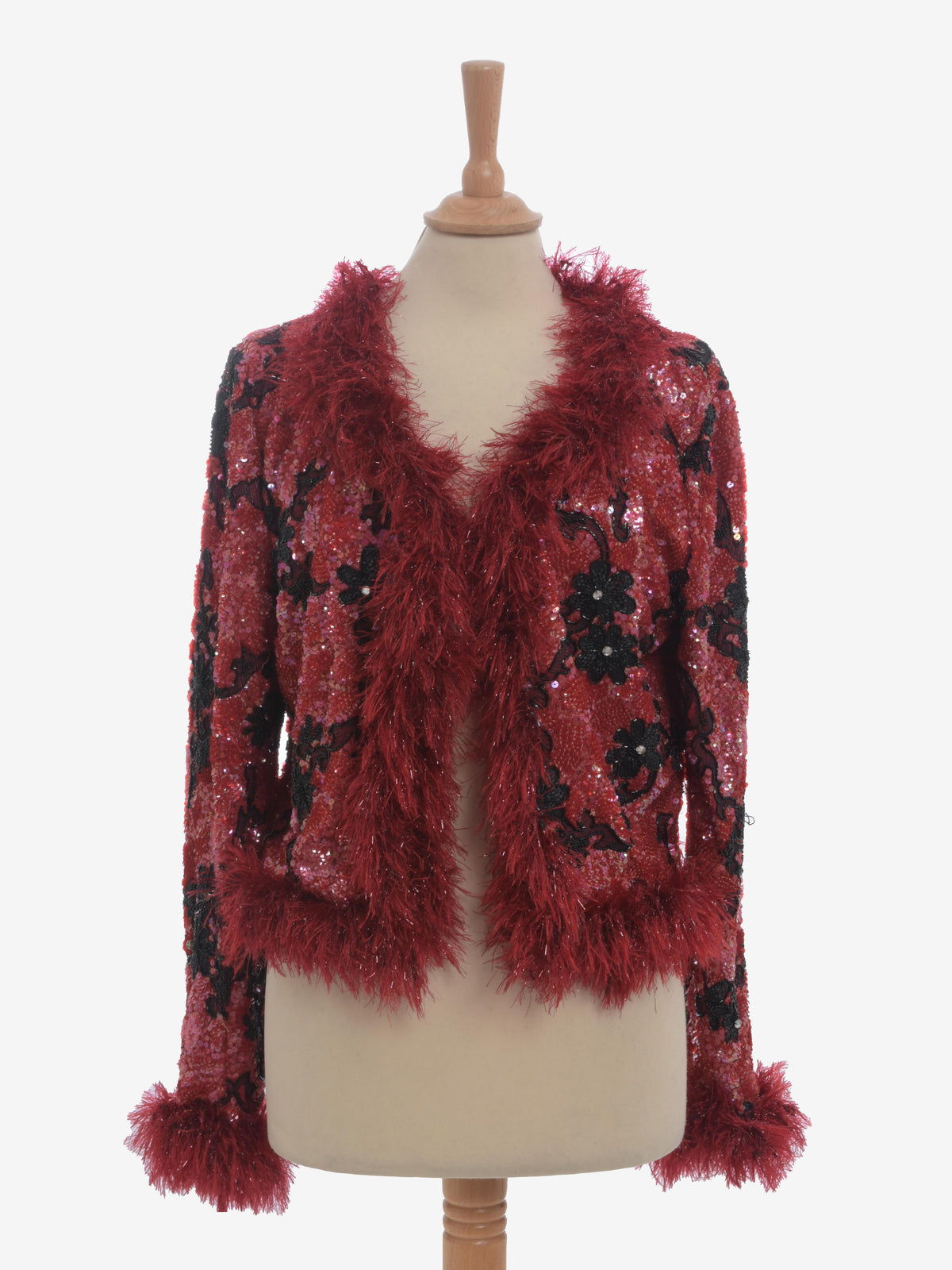 Bolero vintage con paillettes